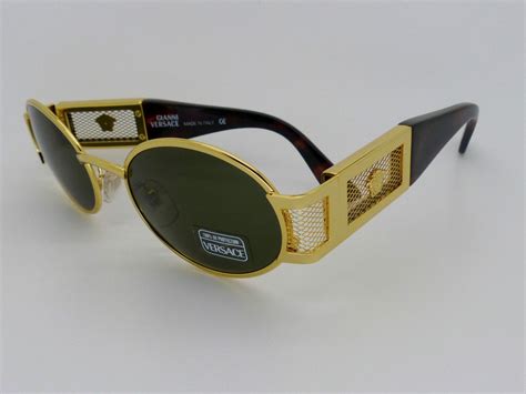 vintage gianni versace brown purple|old style Versace sunglasses.